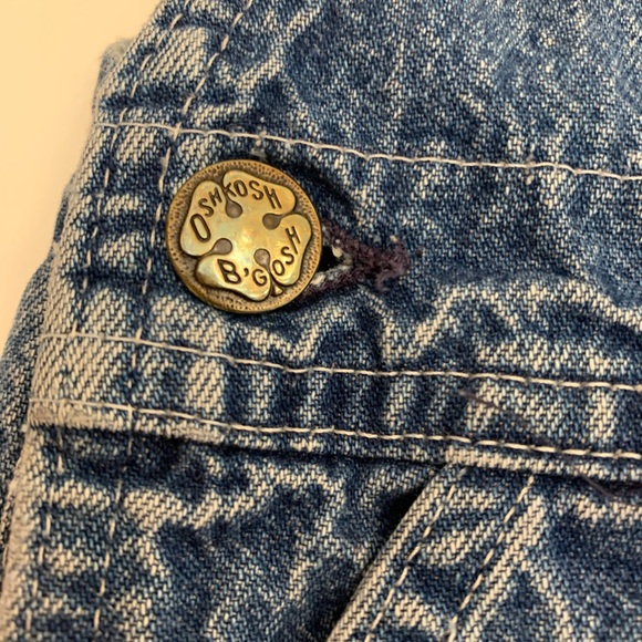 Size 2T vintage osh kosh b’gosh  Vestbak overalls - Picture 2 of 8